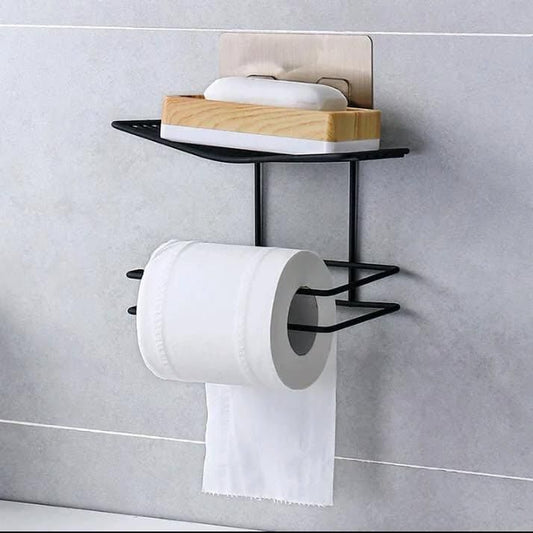 Self Adhesive Phone and Toilet Paper Holder