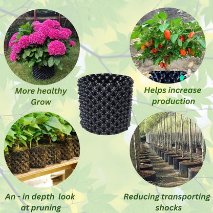 Air Pots/Air Pruning Grow Bags For Gardening (Large 12*15 Inch)