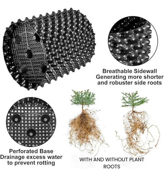 Air Pots/Air Pruning Grow Bags For Gardening (Large 12*15 Inch)